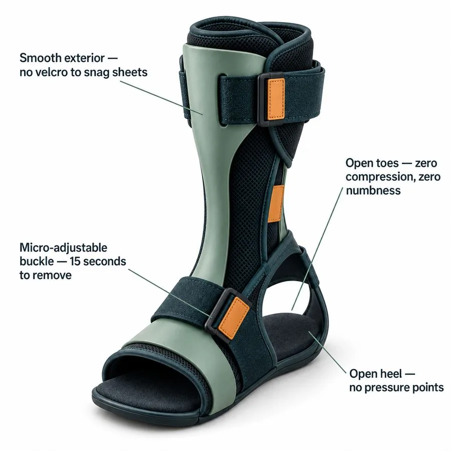 DorsalFlex annotated product shot